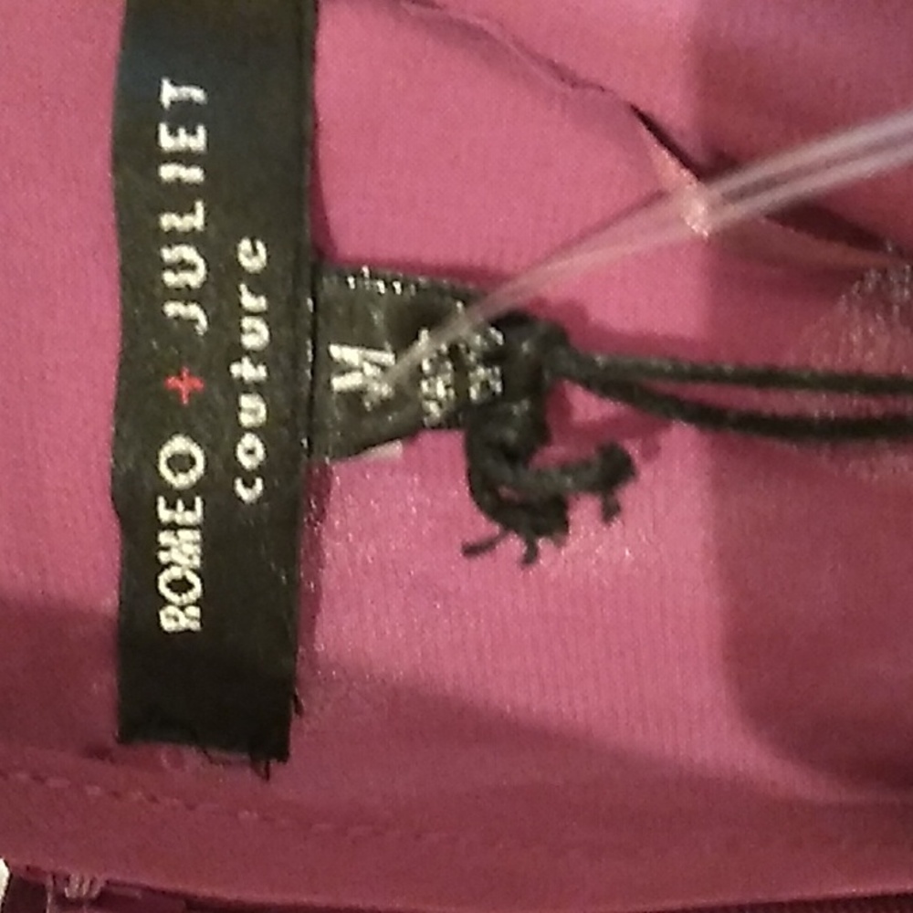 (X-56) SALE! NWT Romeo & Juliet Couture Festival Fuchsia Dress Sz.M - Picture 6 of 13